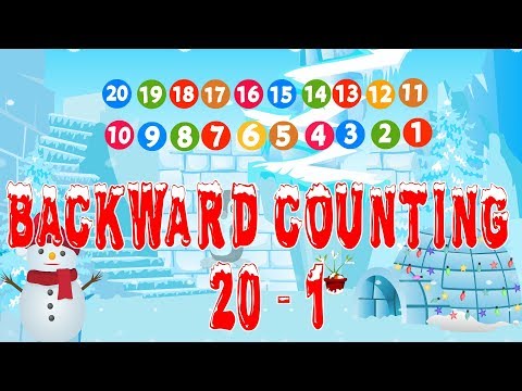 Backward Counting 20 to 1| Counting to 20 | Kindergarten number counting | kid2teentv Video