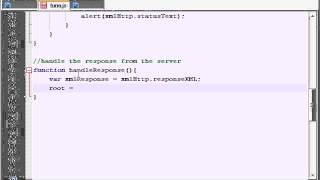AJAX Tutorial - 32 - Getting the Data from the XML File