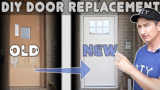 How To Replace An Old Exterior Door With A New Prehung Door