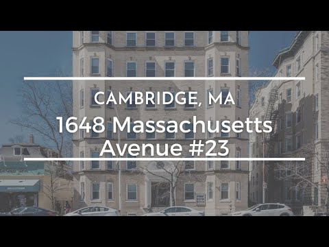 1648 Massachusetts Avenue #23, Cambridge, MA | Apartment Video Tour