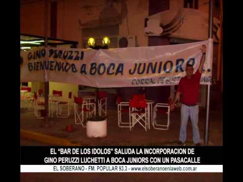 EL SALUDO DEL "LOCO CASO" A GINO PERUZZI LUCHETTI
