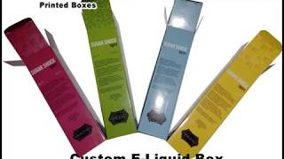 Custom E-Liquid Boxes