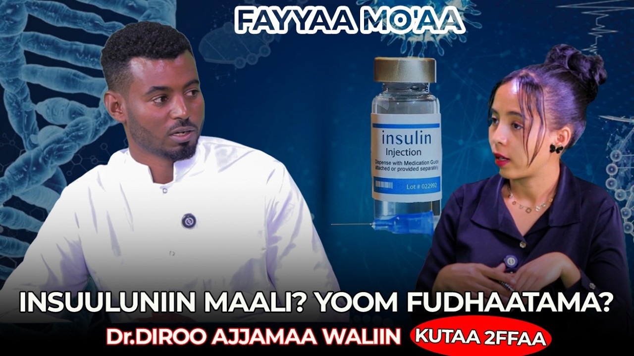 Insuuluniin maali? Yoom fudhaatama? Dr.Diroo Ajjamaa waliin - Fayyaa Mo'aa Kutaa 2ffaa