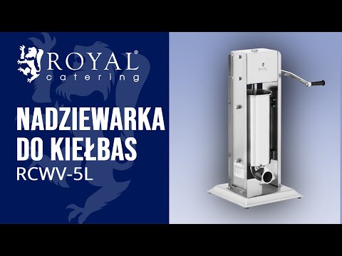 Video - Nadziewarka do kiełbas - 5 l - pionowa