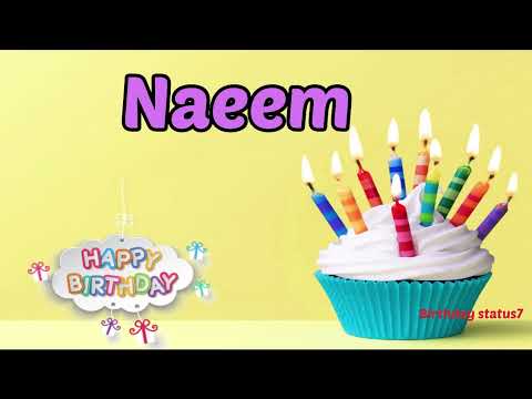 Naeem name birthday status and wishes #birthdaystatus