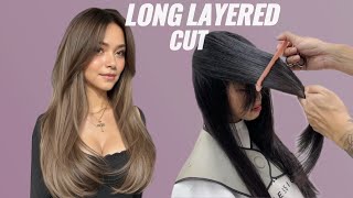 How to Cut a Perfect Long Layered | Hairstyle You can Create are Very Diverse with Many Cute Styles