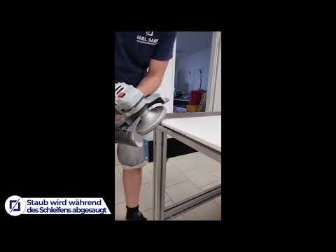 Schleifen und Polieren völlig staubfrei?! Mit der Karl Dahm Absaughaube für Schleifarbeiten! # 12182