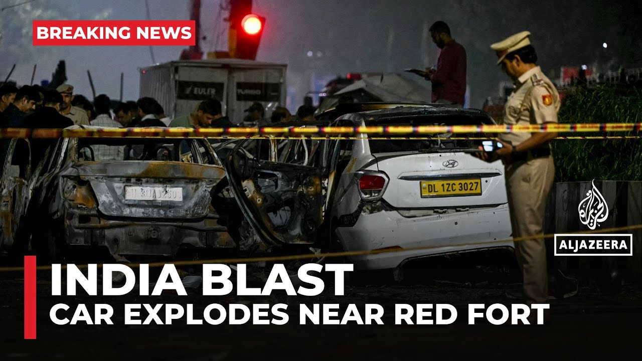At least eight killed in blast near Red Fort in India’s New Delhi