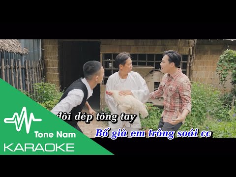 (Karaoke Có Bè) | BỐ VỢ CHẤT CHƠI - HUỲNH VĂN | TONE NAM