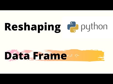 How To Reshape Python Pandas Data Frame Python Pandas Tutorial Pivot Table In Python