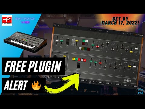 FREE PLUGIN ALERT - IK Multimedia Syntronik V-80 Synth (LIMITED TIME) 🎹
