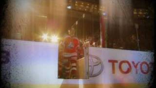 preview picture of video 'Lokomotiv Yaroslavl, Pre-Game Intro, Playoff Opener 2009'