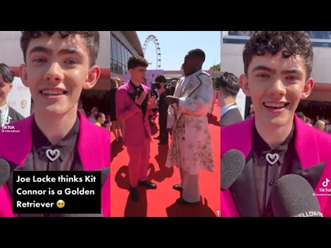 Joe Locke at the BAFTAS 2022