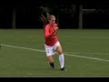Alex Morgan Soccer Workout Running Plant Cut