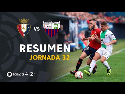 Highlights CA Osasuna vs Extremadura UD (1-0)