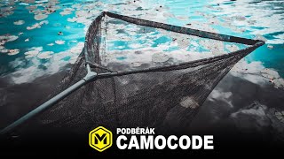 MIVARDI Podběrák CamoCODE 100 x 100 cm + tyč