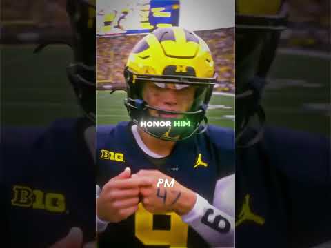 He Honored His Friend in the Most Incredible Way🥹❤️ | JJ McCarthy