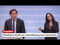 TERUGKIJKEN: Ministers over miljardensteun aan KLM