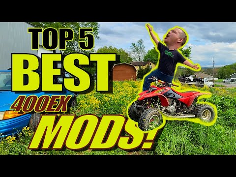 Top 5 BEST HONDA 400EX PERFORMANCE MODS!!!
