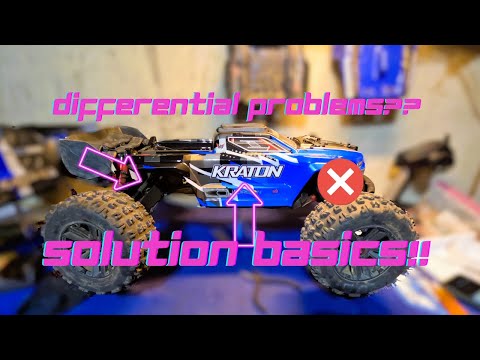 PART 2/3 (FRONT DIFF) - Arrma Kraton Differential Diagnosis & Repair Tutorial Series-1/8 Scale Truck