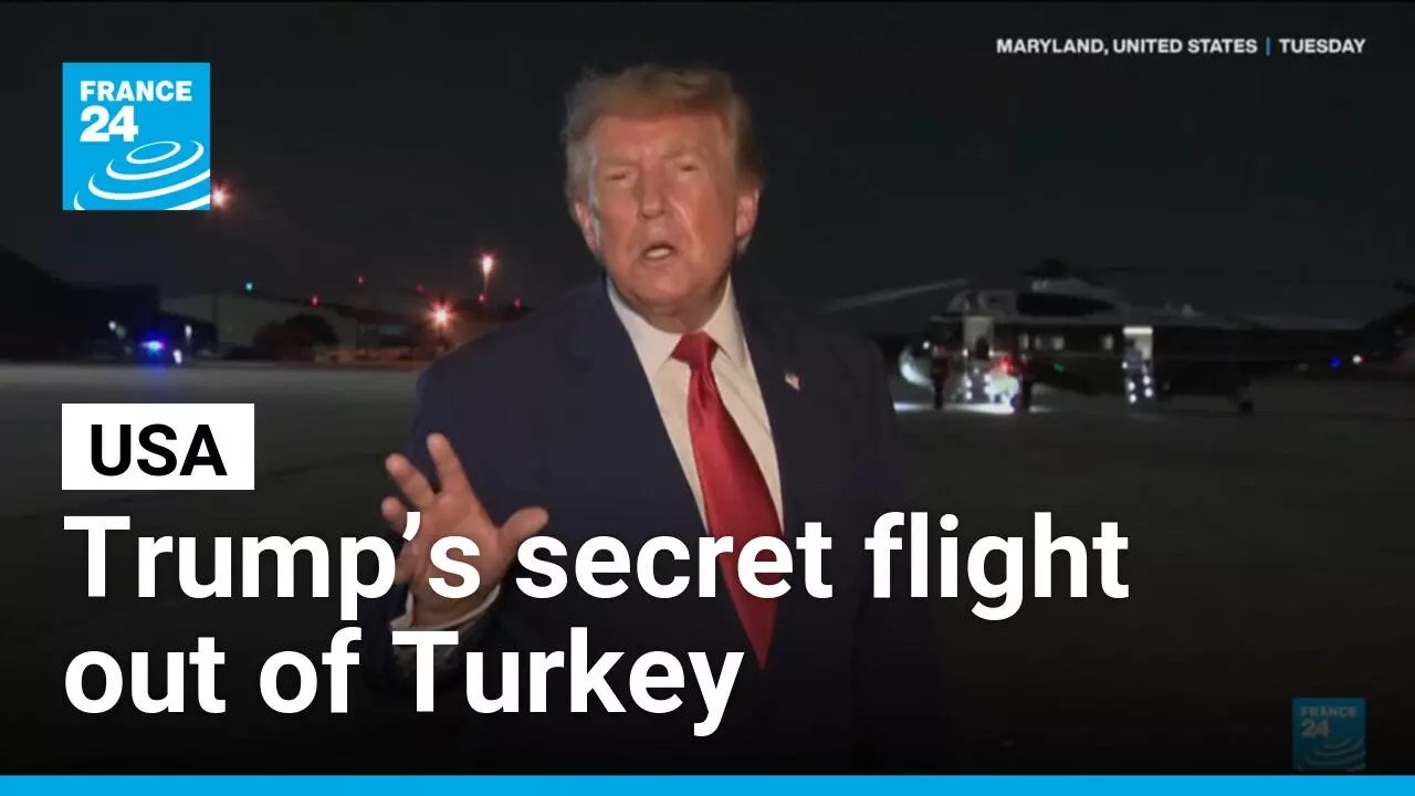 Donald Trump says he faced ‘greater risk’ on swapped plane • FRANCE 24 English