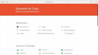 Learning math with Wolfram Alpha and AI