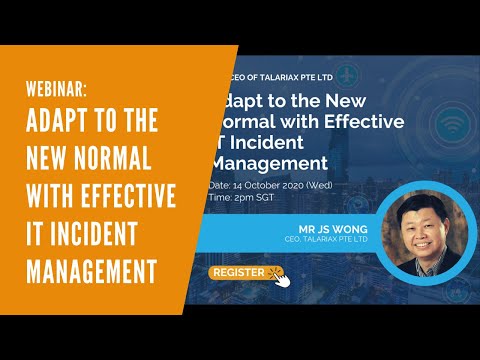 [Webinar] Adapt to the New Normal with Effective IT Incident Management