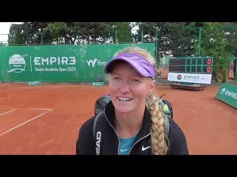 EMPIRE Tennis Academy Open 2023: Elvina Kalieva's interview after she advanced to the 2nd round