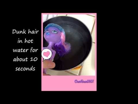 Monster High Hair Tutorial: Boil Wash - River Styxx