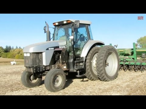 AGCO WHITE 8310 Tractor Seeding Wheat