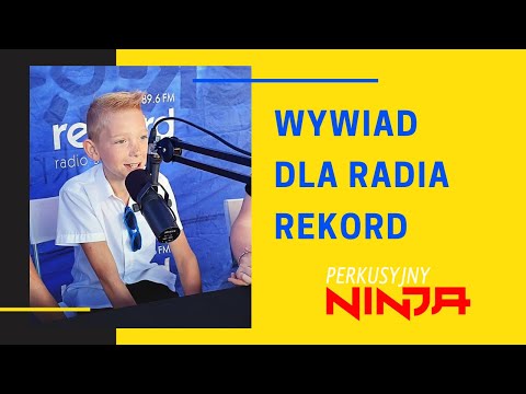 Wywiad dla radia Rekord po koncercie. Radio Interview. Trumpet, Drums, Big Band.