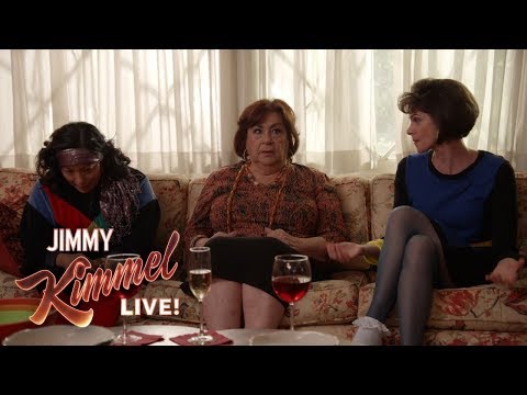 Jimmy Kimmel & Cousin Sal Prank Aunt Chippy on TV Show Set Video