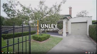 Video overview for 9 Allen Grove, Unley SA 5061
