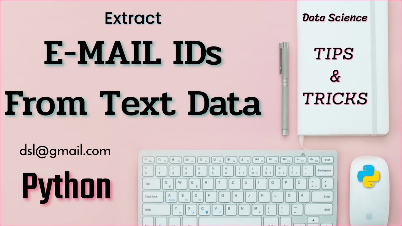 How To Extract Email-Ids From Text | Python | Data Science Tricks