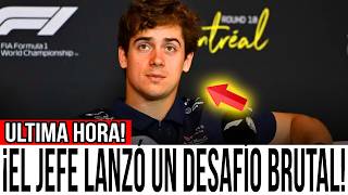 ¡COLAPINTO RECIBE LA PRESIÓN MÁS GRANDE DE SU CARRERA EN LA F1!