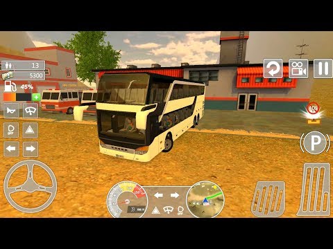 Coach Bus Offroad Driver | Bus Simulation Game - Android Gameplay FHD