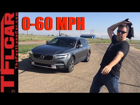 2017 Volvo V90 T6 Cross Country 0-60 MPH Review