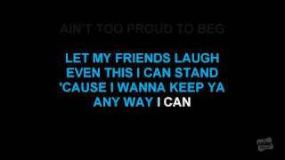 Ain&#39;t Too Proud To Beg in the style of The Rolling Stones - karaoke video with lyrics