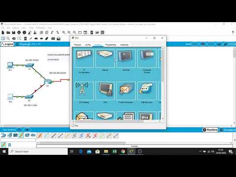 packet tracer -  connect a router to a LAN