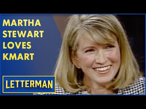 Martha Stewart Really Loves Kmart | Letterman