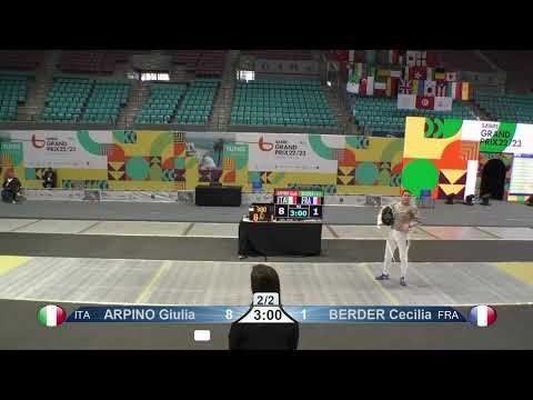 Tunis Grand Prix 2023 SWS - L32 - Giulia Arpino ITA v Cecilia Berder FRA