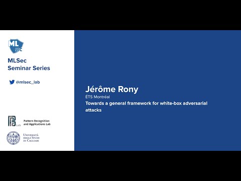 Machine Learning Security Seminar Series - Jérôme Rony