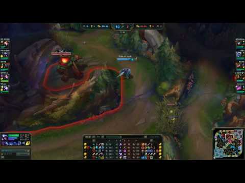 SKT T1 Faker  2017 Test  Talon vs Vel'Koz   6.22
