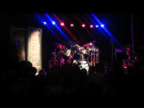 Two Minutes to Midnight - Nicko McBrain 11-11-11Boness Town Hall cut short by dicko steward.MOV