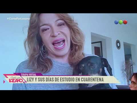 Lizy Tagliani en el diván virtual de Vero - Cortá Por Lozano 2020