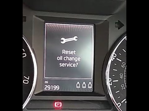 Skoda Octavia 3 / III - Reset Oil and and Inspection Reminder