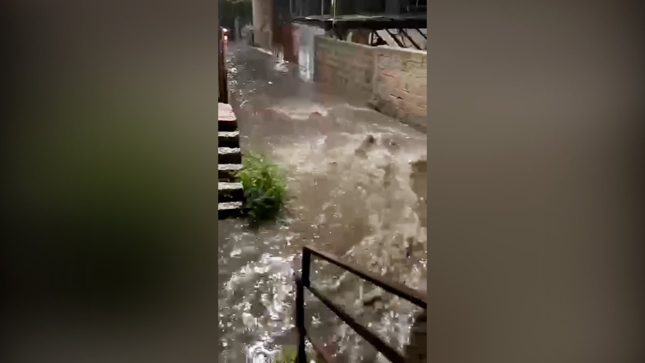 Տեղատարափ անձրևի հետևանքները Երևանում