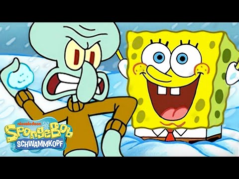 SpongeBob | 30 Minuten von Thaddäus’ coolsten Momenten! ❄️ | SpongeBob Schwammkopf