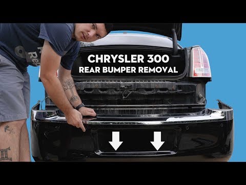 How to remove the rear bumper from a Chrysler 300