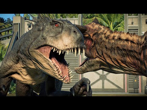 TORO (Carnotaurus) VS SCORPIOS REX - Jurassic World Evolution 2